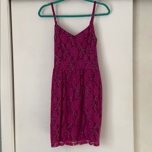 Pink Lace Dress